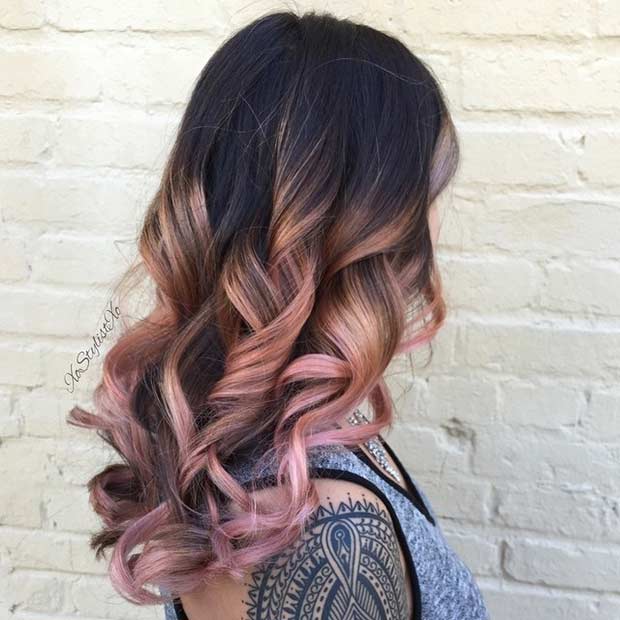 43 Trendy Rose Gold Hair Color Ideas Stayglam