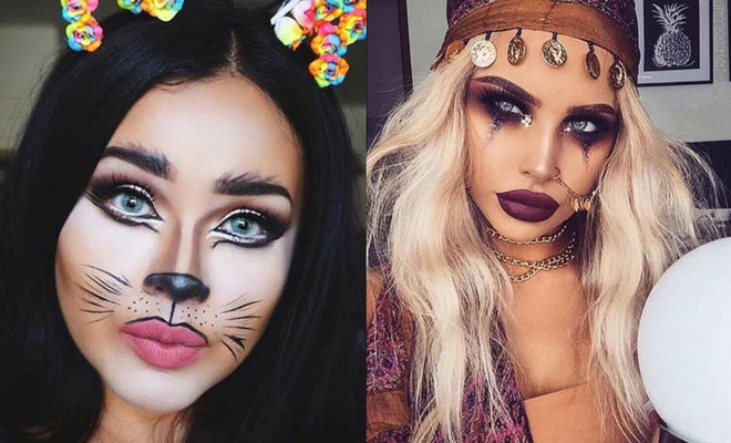 Pretty Halloween Makeup