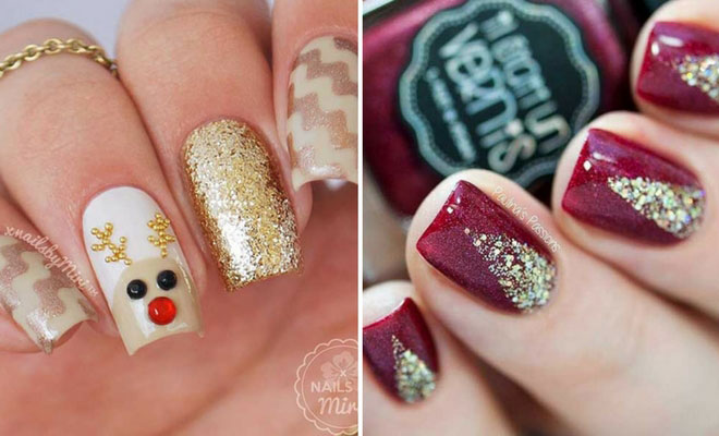 christmas ideas nails