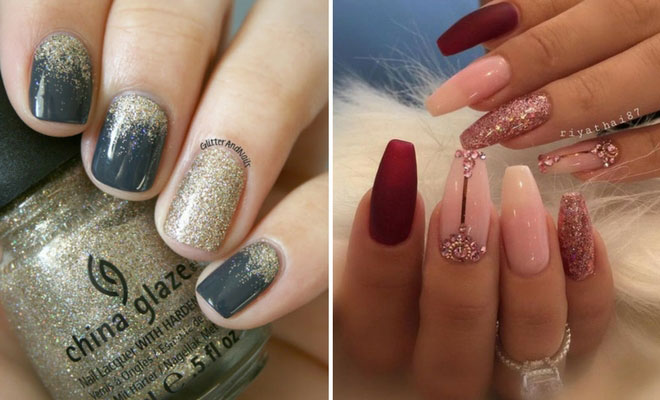 Sparkly New Year's Eve Nail Art Ideas - wide 6