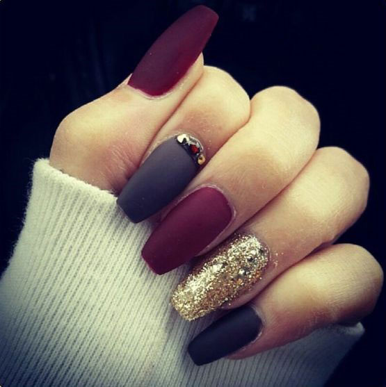 45 Cool Matte Nail Designs To Copy In 19 Stayglam