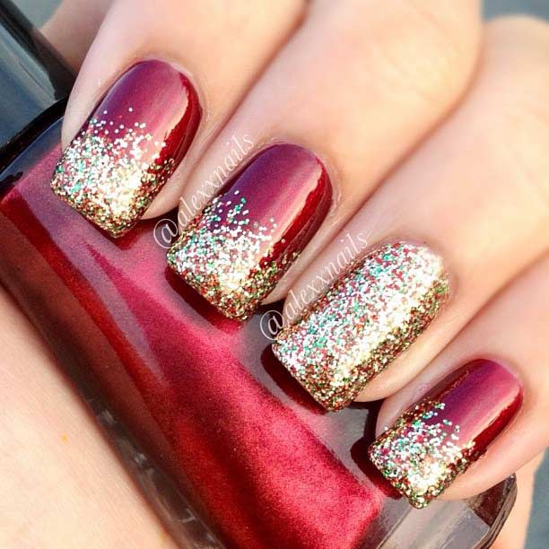 69 Easy Winter And Christmas Nail Ideas Stayglam