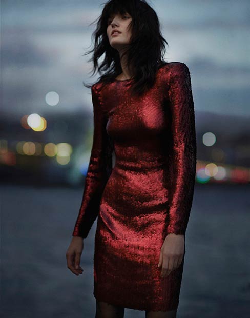 Red Sequin Dress for New Years Eve