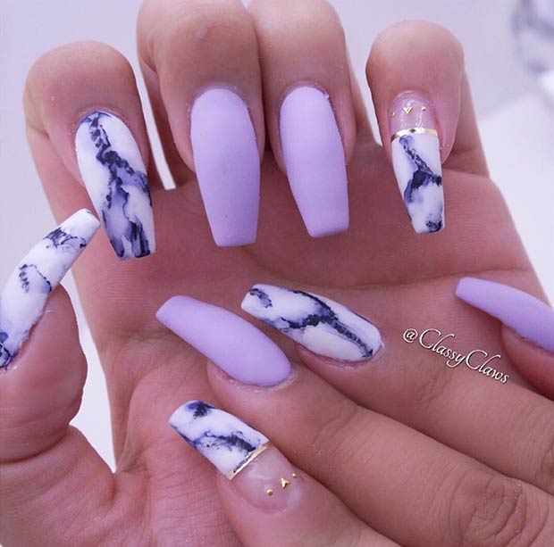 45 Cool Matte Nail Designs To Copy In 19 Stayglam