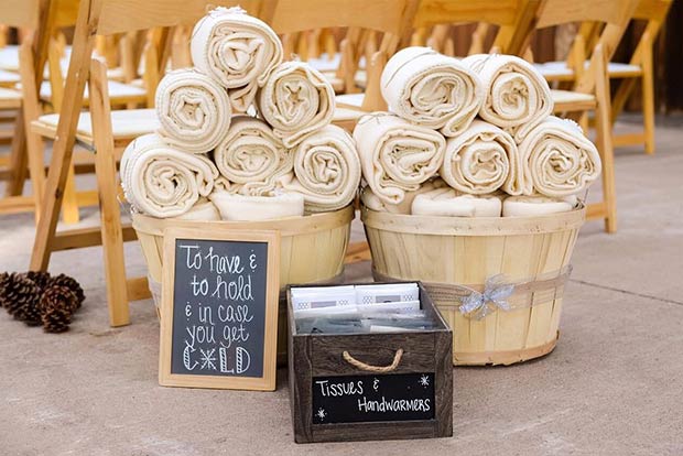 7 Ways To Keep Your Guests Warm At Your Winter Wedding Wedded