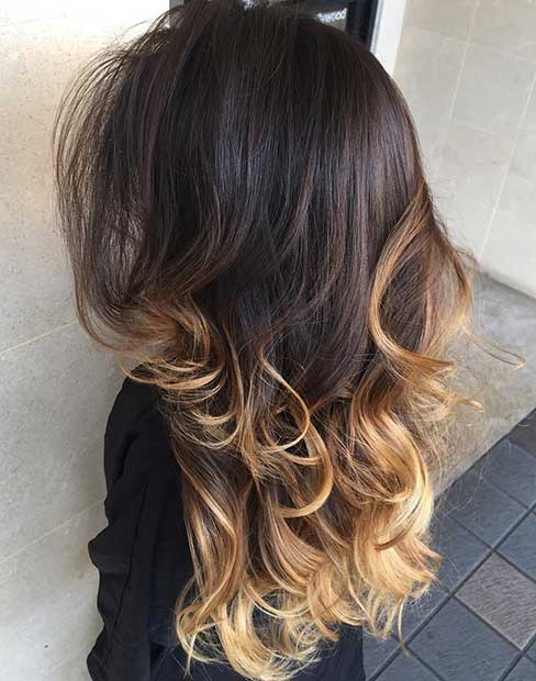 Blonde Highlights On Dark Hair