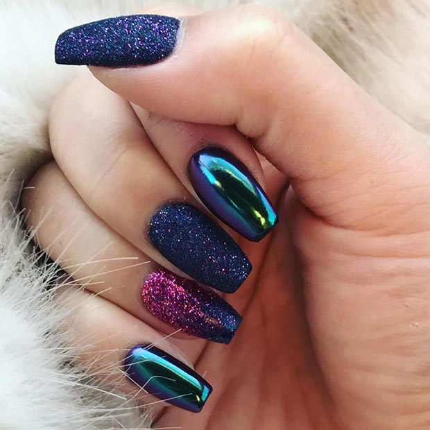 21 Trendy Metallic Nail Designs to Copy Right Now - StayGlam