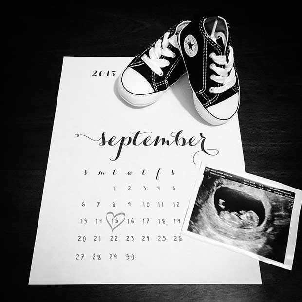 Simple Pregnancy Announcement for Facebook and Instagram