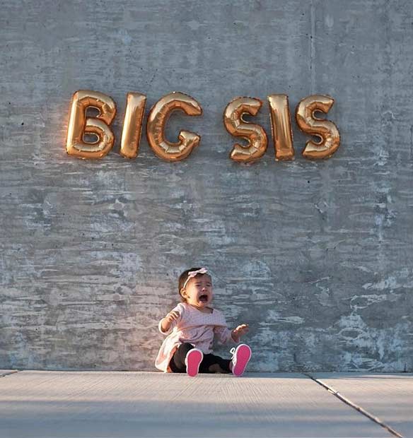 Big Sis Balloon Pregnancy Announcement 