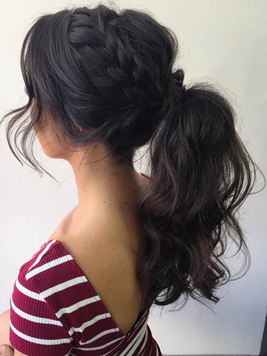 Brunette Prom Hair 23