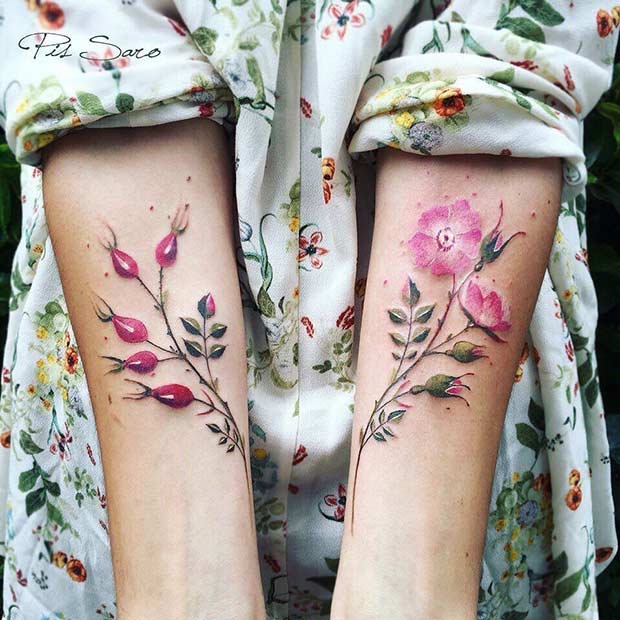 Flower Tattoos  Temporary Tattoos  Party Tattoos UK  Pretty Little Party  Shop