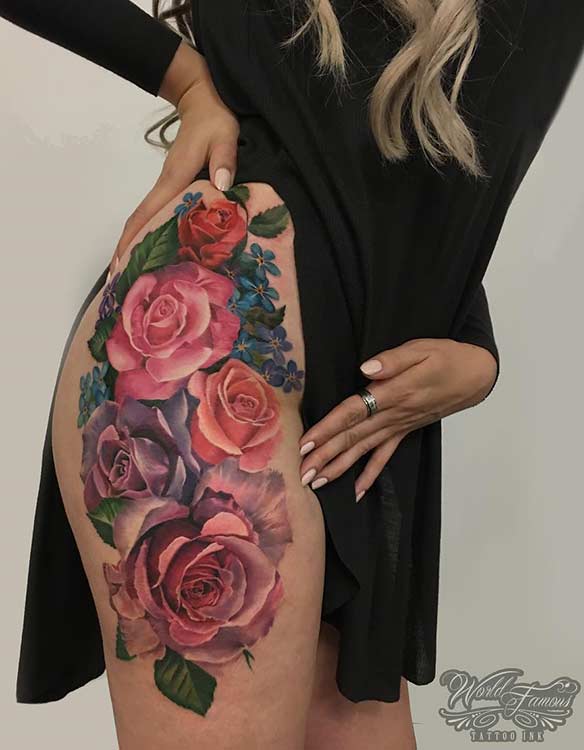 45 Badass Thigh Tattoo Ideas for Women – StayGlam