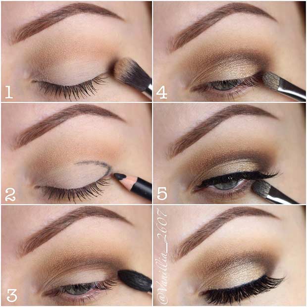 Everyday Step by Step Eye Makeup Tutorial