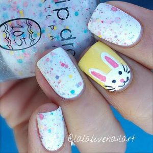 61 Easy and Simple Easter Nail Art Designs - StayGlam