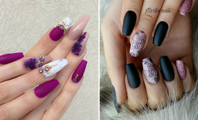 Short Floral Nail Designs for Spring - wide 6