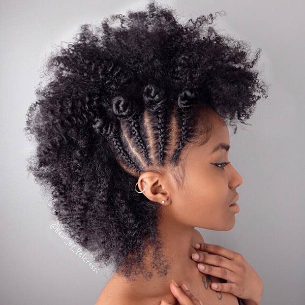 21 Chic And Easy Updo Hairstyles For Natural Hair Stayglam