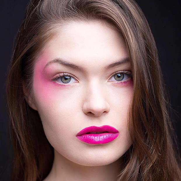 Purple Lip Color For Spring Makeup Idea