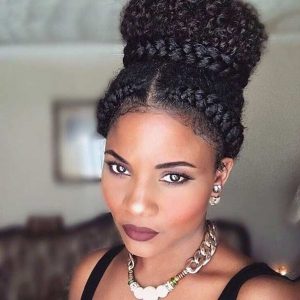 21 Chic and Easy Updo Hairstyles for Natural Hair - StayGlam