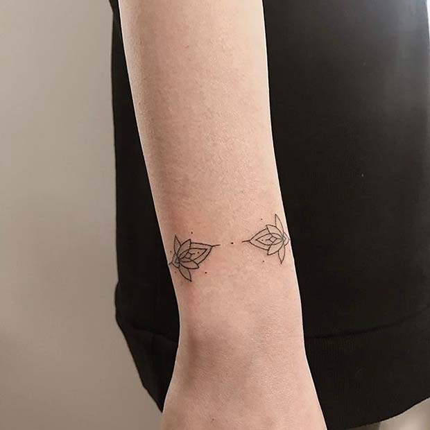 Small Wrist Tattoo Idea for Women