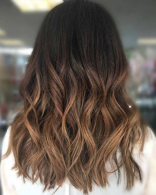 Caramel Ombre for Brunettes