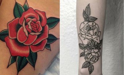 21 Beautiful Rose Tattoo Ideas for Women - StayGlam