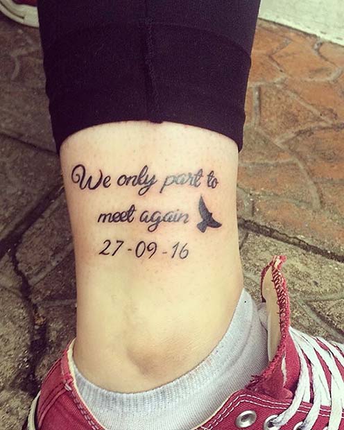 remembrance tattoos for passed loved ones