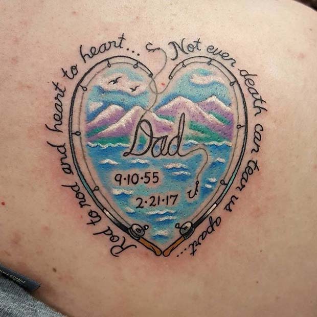 Memorial Tattoo for Dad