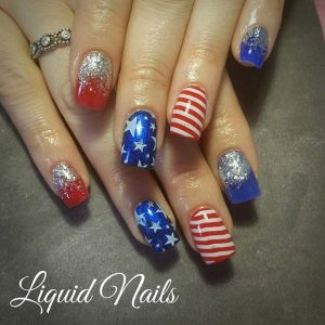 21 Funky and Fun 4th Of July Nail Designs - Page 2 of 2 - StayGlam