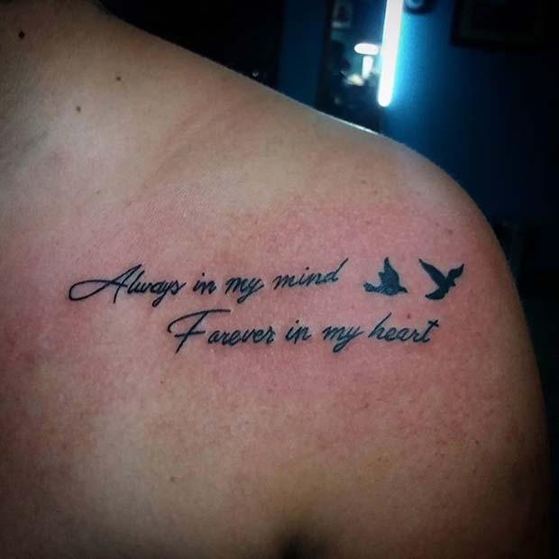 23 Emotional Memorial Tattoos to Honor Loved Ones crazyforus