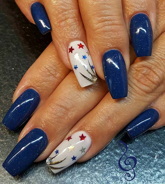 21 Funky and Fun 4th Of July Nail Designs | StayGlam