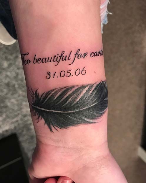 43 Emotional Memorial Tattoos to Honor Loved Ones  StayGlam