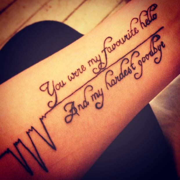 23 Emotional Memorial Tattoos to Honor Loved Ones crazyforus