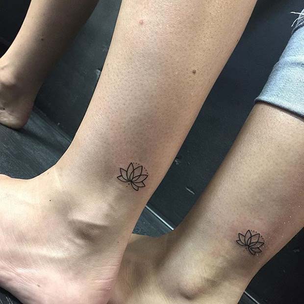 Small Matching Tattoos for Sister Tattoos