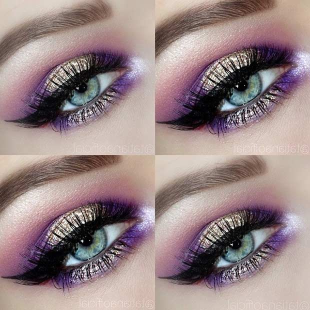 Purple Summer Smokey Eye 