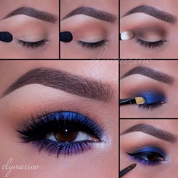 Beautiful Blue Eyes for Summer Makeup Ideas 