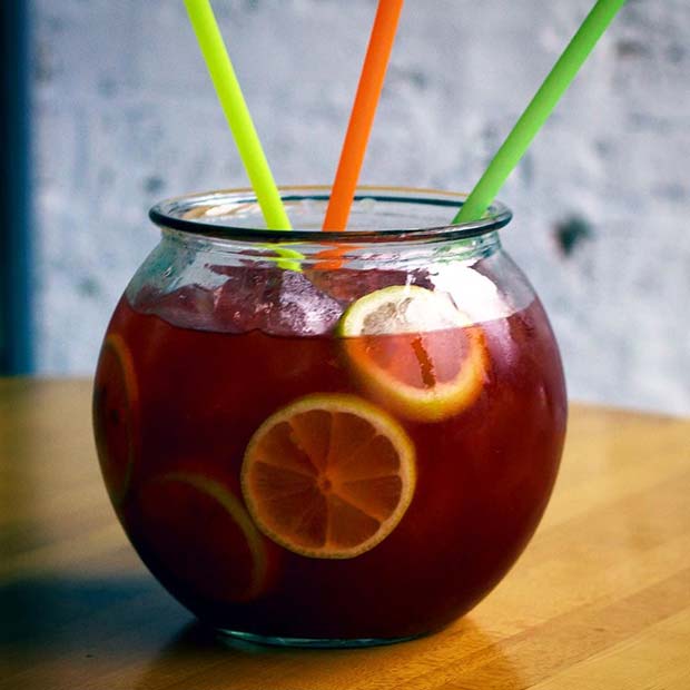 Summer Fishbowl Cocktail for Girly and Delicious Summer Cocktails 