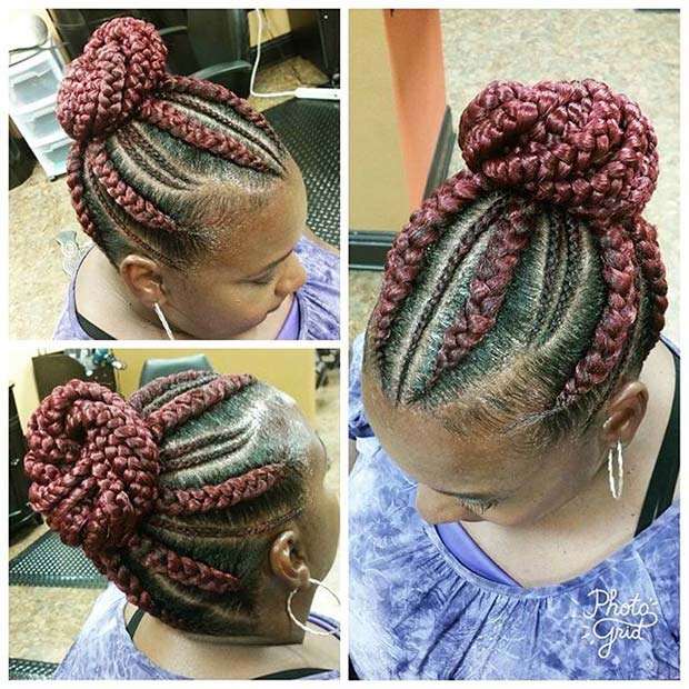 Stylish Summer Bun for Summer Protective Styles for Black Women