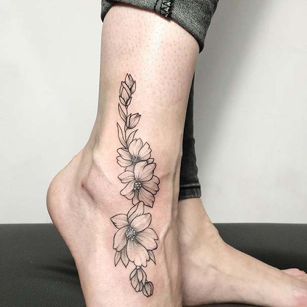 23 Beautiful Flower Tattoo Ideas for Women StayGlam