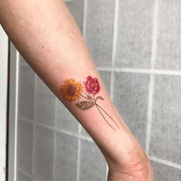 Sunflower Tattoo Meaning  Creative Inspirations  FashionActivation