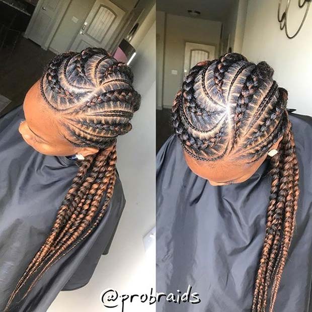 Feed In Braids for Summer Protective Styles for Black Women