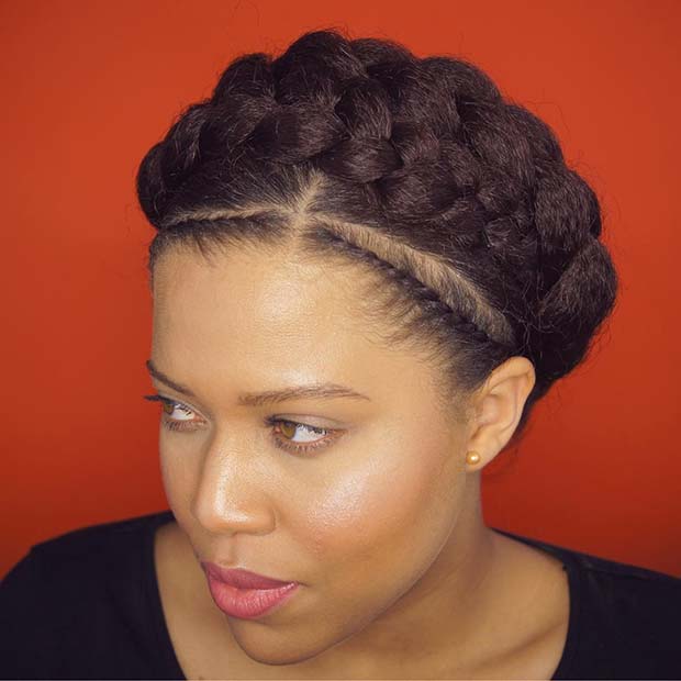 Double Goddess Braid for Summer Protective Styles for Black Women