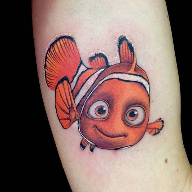 Finding Nemo Tattoo for Small Disney Tattoo Ideas