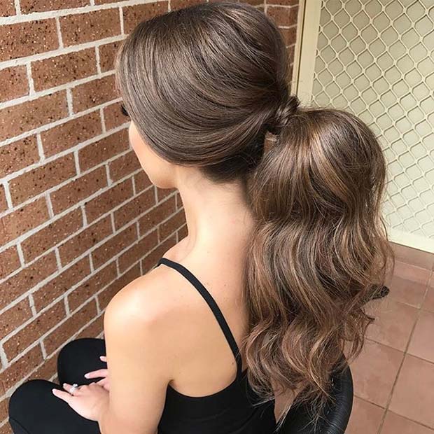 Ponytail with Volume for Elegant Ponytail Hairstyles 