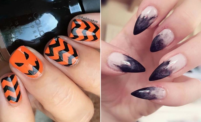 9. Classy Halloween Nail Trends - wide 2