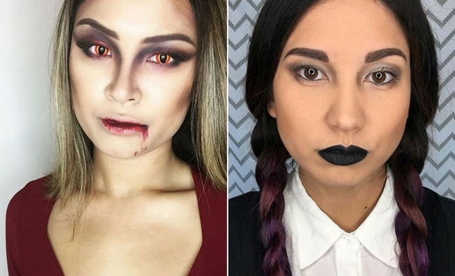 Creative and Easy Halloween Makeup Ideas -