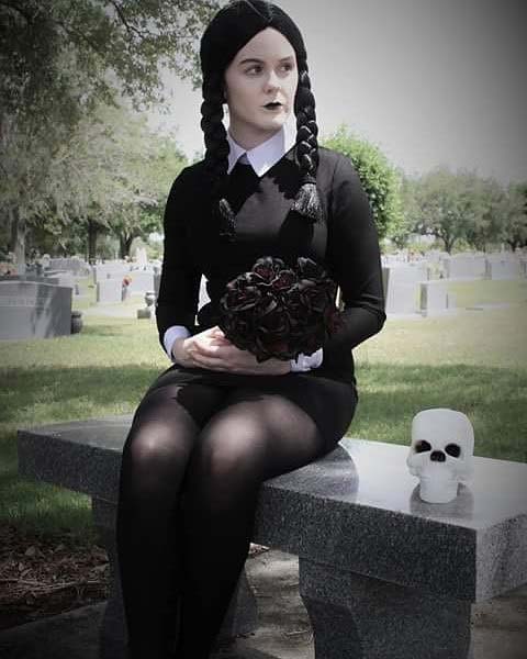Wednesday Addams for Halloween Costume Ideas for Women 