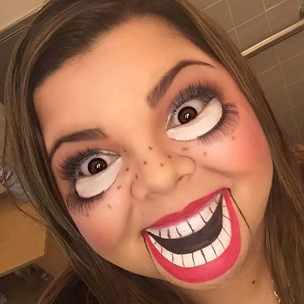 ventriloquist doll makeup