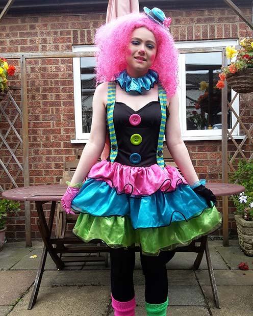 Creepy Clown for Halloween Costume Ideas for Teens