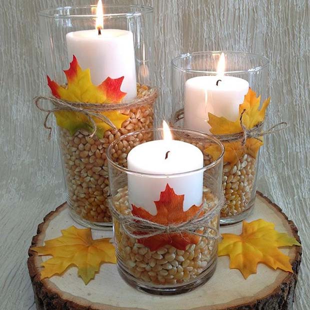 Creative Fall Centerpiece for Fall Wedding Ideas 