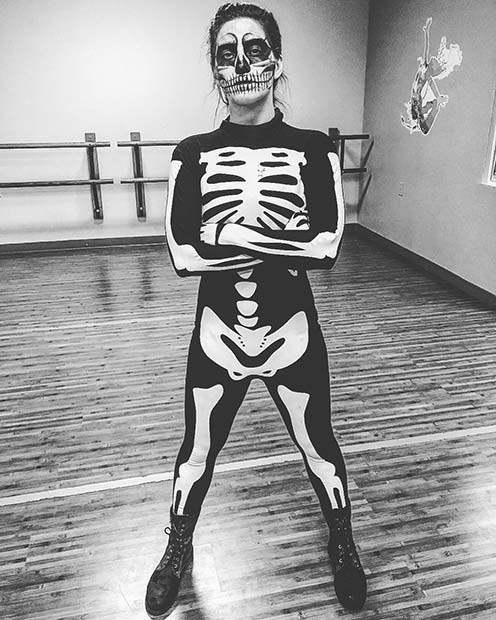Scary Skeleton Costume for Halloween Costume Ideas for Teens